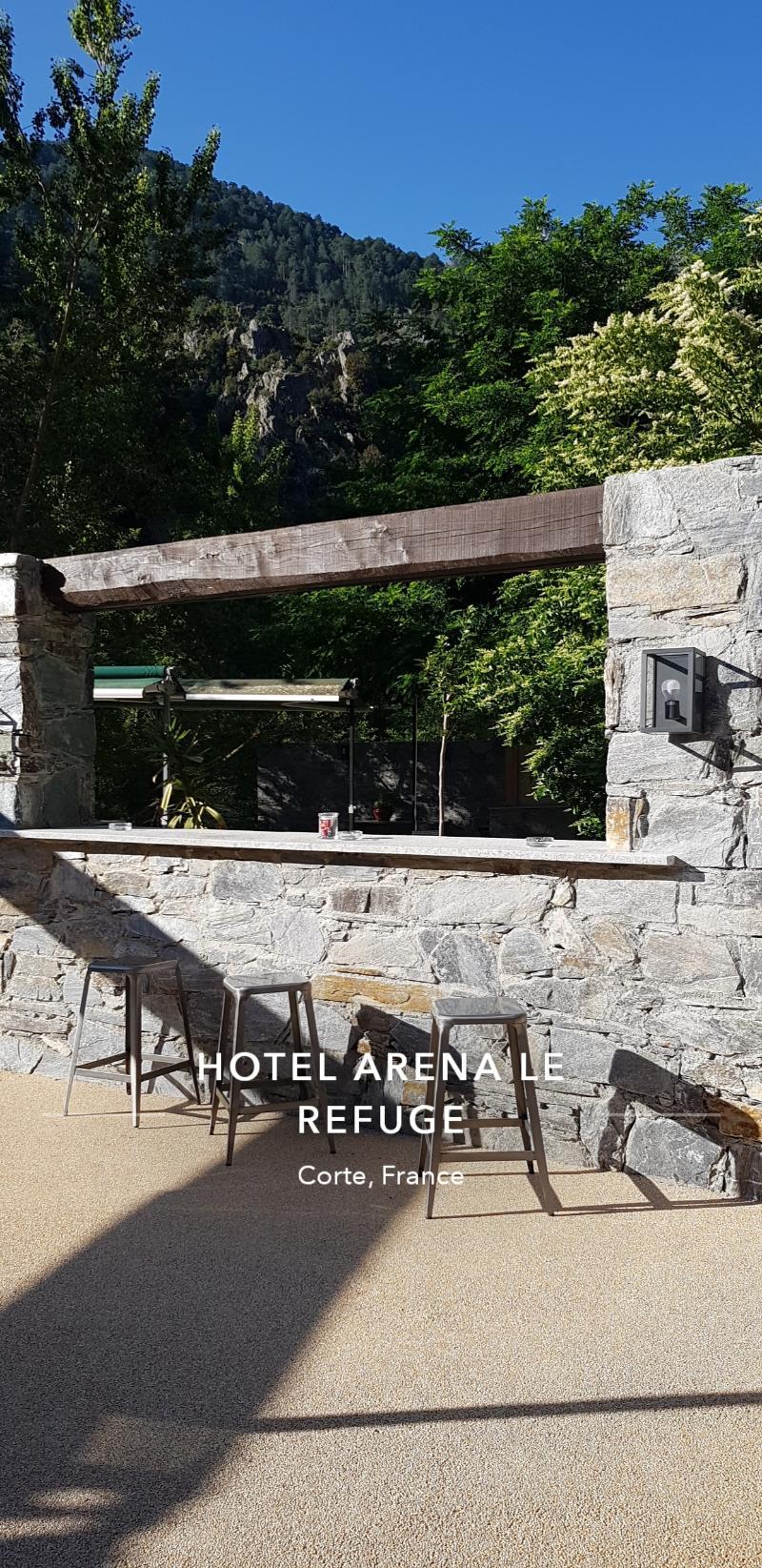 Arena Restaurant Le Refuge Hotel Corte (Corsica)